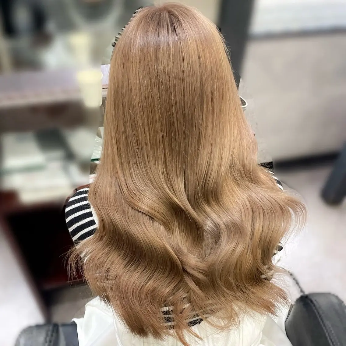 ロング ヘアカラー OZ梅田♡ ゆはなブリーチのヘアスタイル