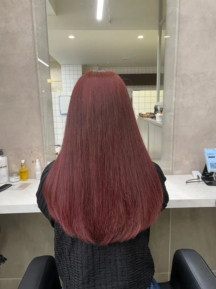 ロング カラー ヘアアレンジ ヘアカラー トリートメント ヘアセット 💗横浜美容室 💗HARUNAのヘアスタイル