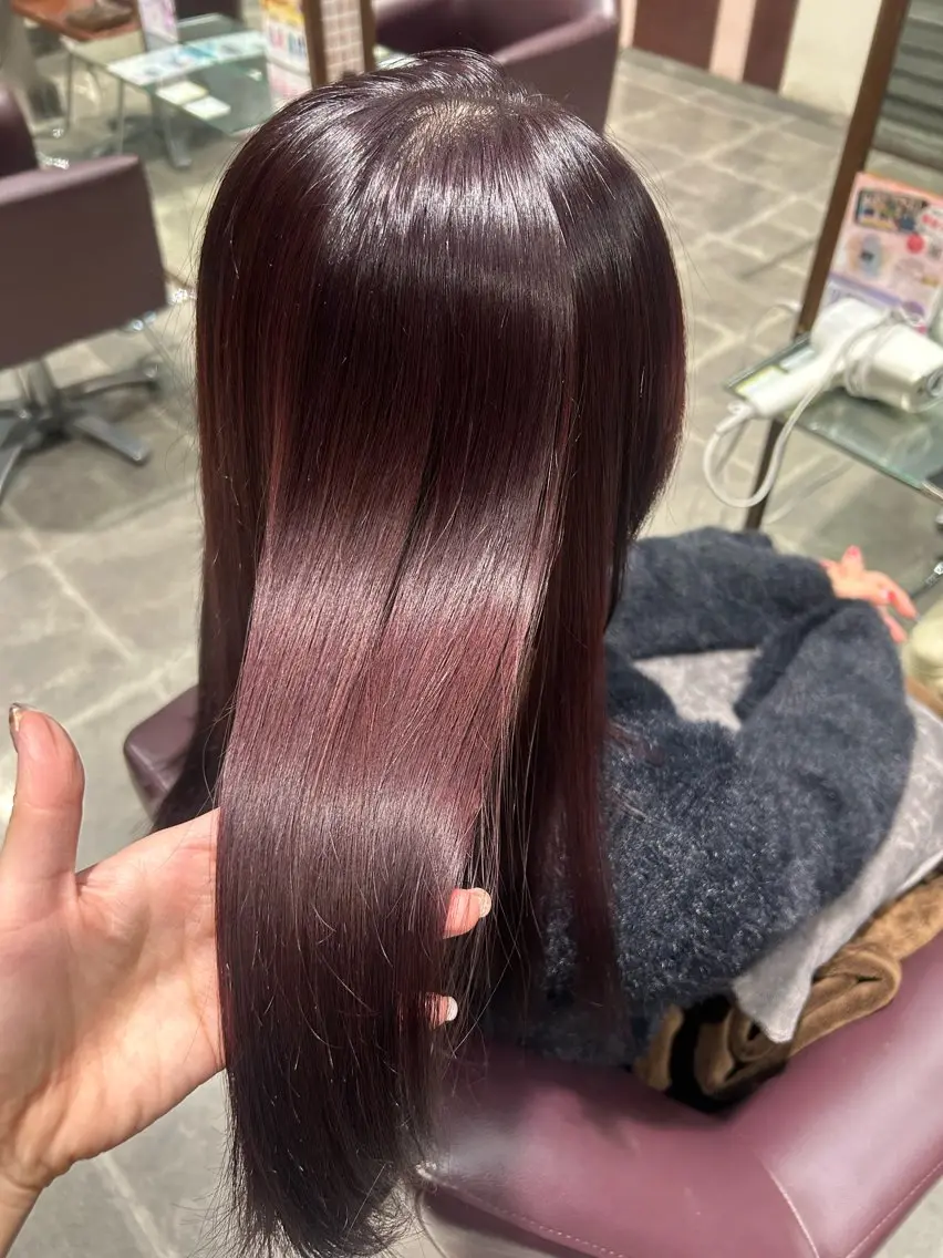 ロング カラー カット ヘアカラー トリートメント LaBless天王寺 Sena🎀のヘアスタイル