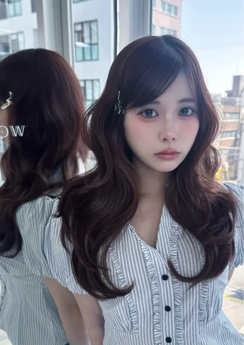 ロング カラー 【GLROW大宮】 reimi美髪カラーのヘアスタイル