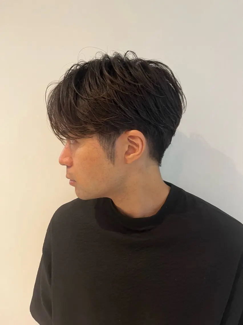メンズ レイヤー／ボブ/艶髪 🎀ENA🎀のヘアスタイル