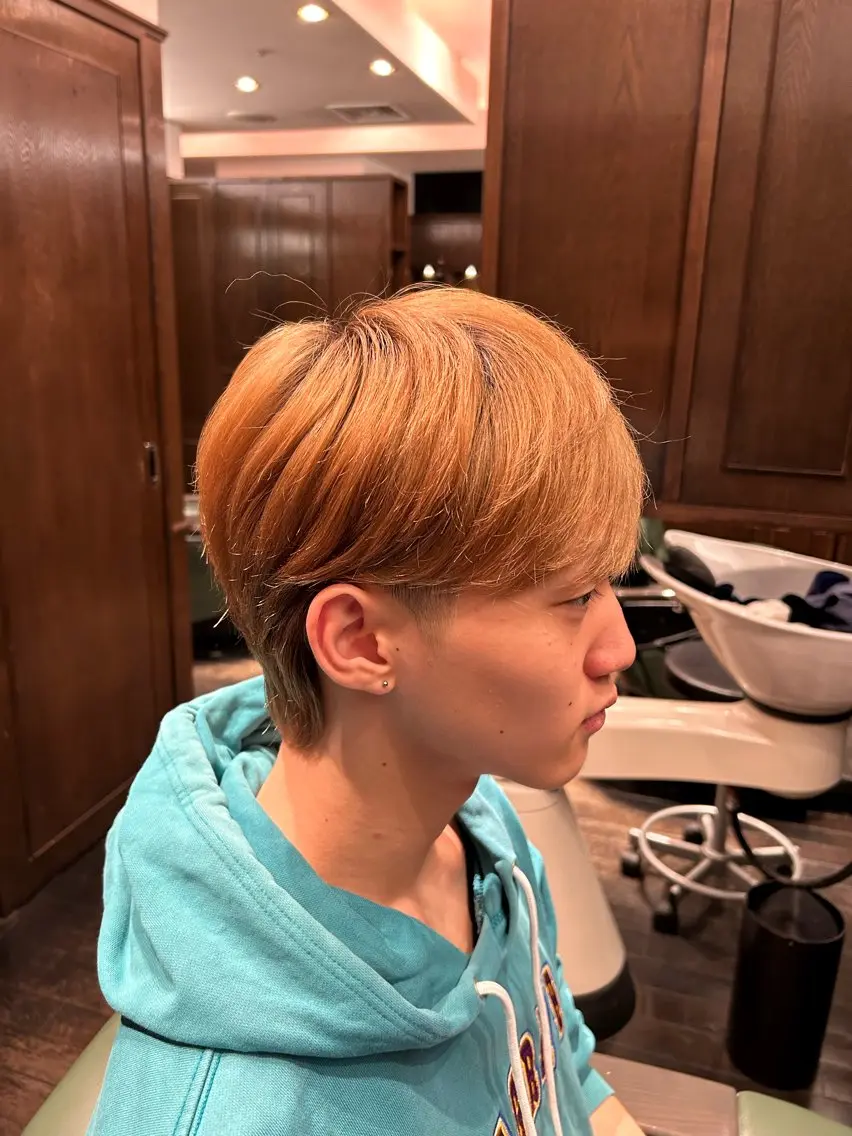 ロング メンズ マッシュ メンズウルフカット ウルフカット マスダ コウのヘアスタイル