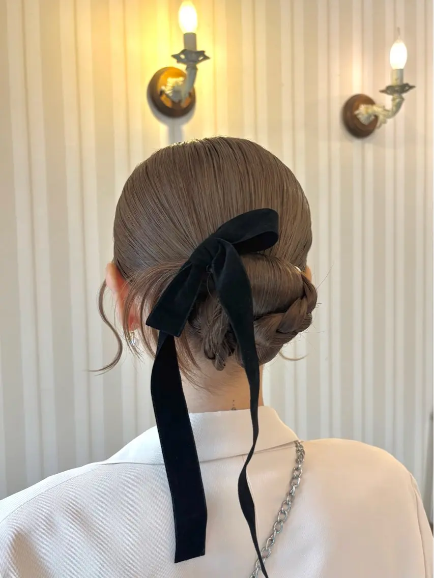 セミロング ヘアセット 🎼レイヤー/透明感 カラー/nene♬のヘアスタイル