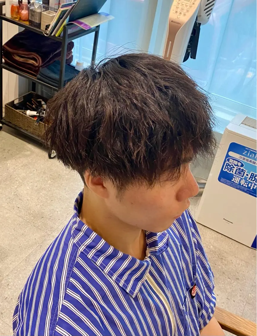 パーマ メンズ メンズパーマ・ カット モリヤ🌺のヘアスタイル