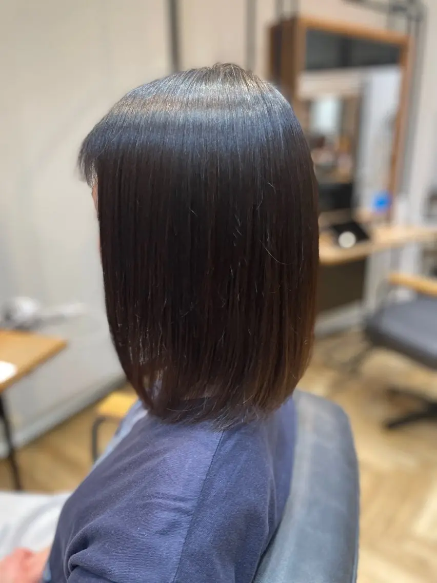 ミディアム ボブ カット 望恵🌸 韓国🇰🇷スタイルのヘアスタイル