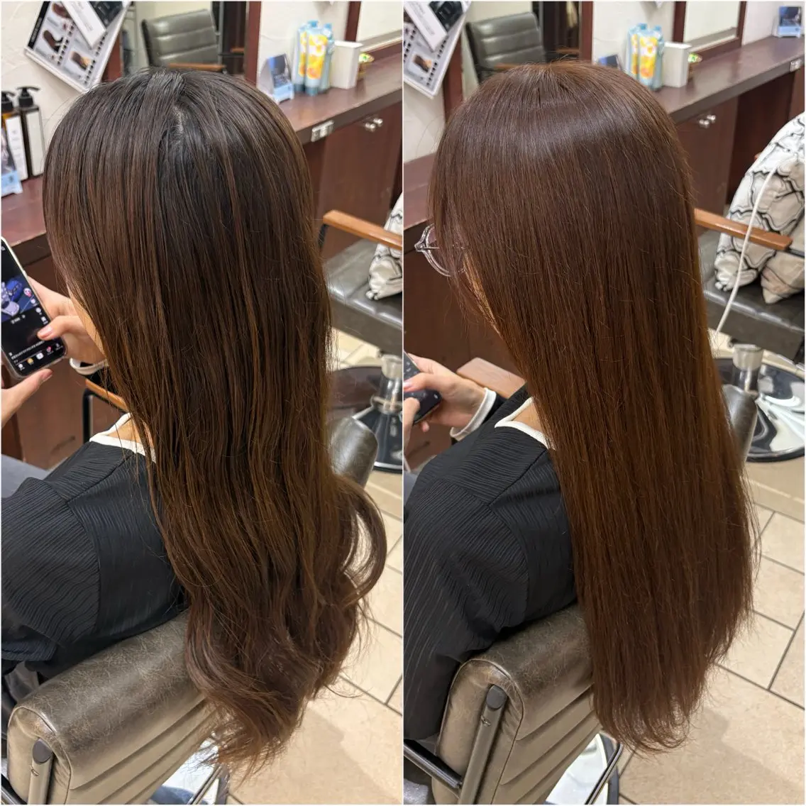 ロング ヘアカラー マツヤマ アミンのヘアスタイル