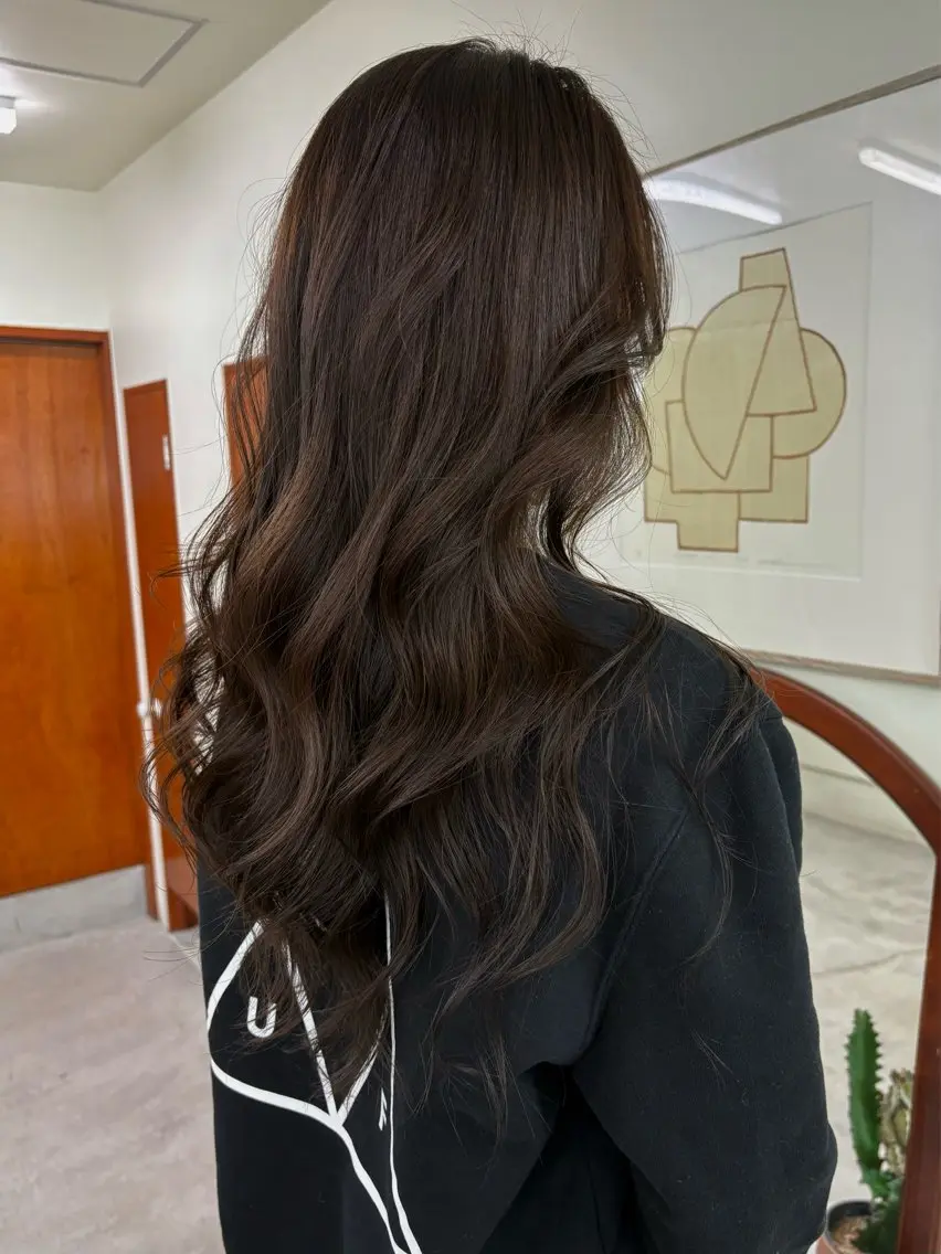 カラー ブラウンカラー nappe🐏 栄／矢場町のヘアスタイル