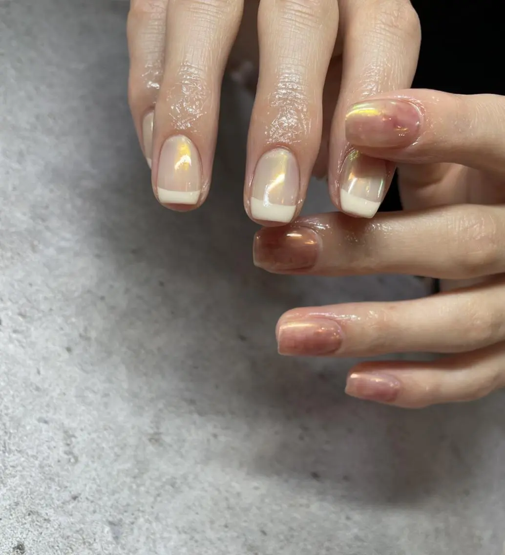 ネイル ニュアンスネイル nail salon Libertyのネイルデザイン