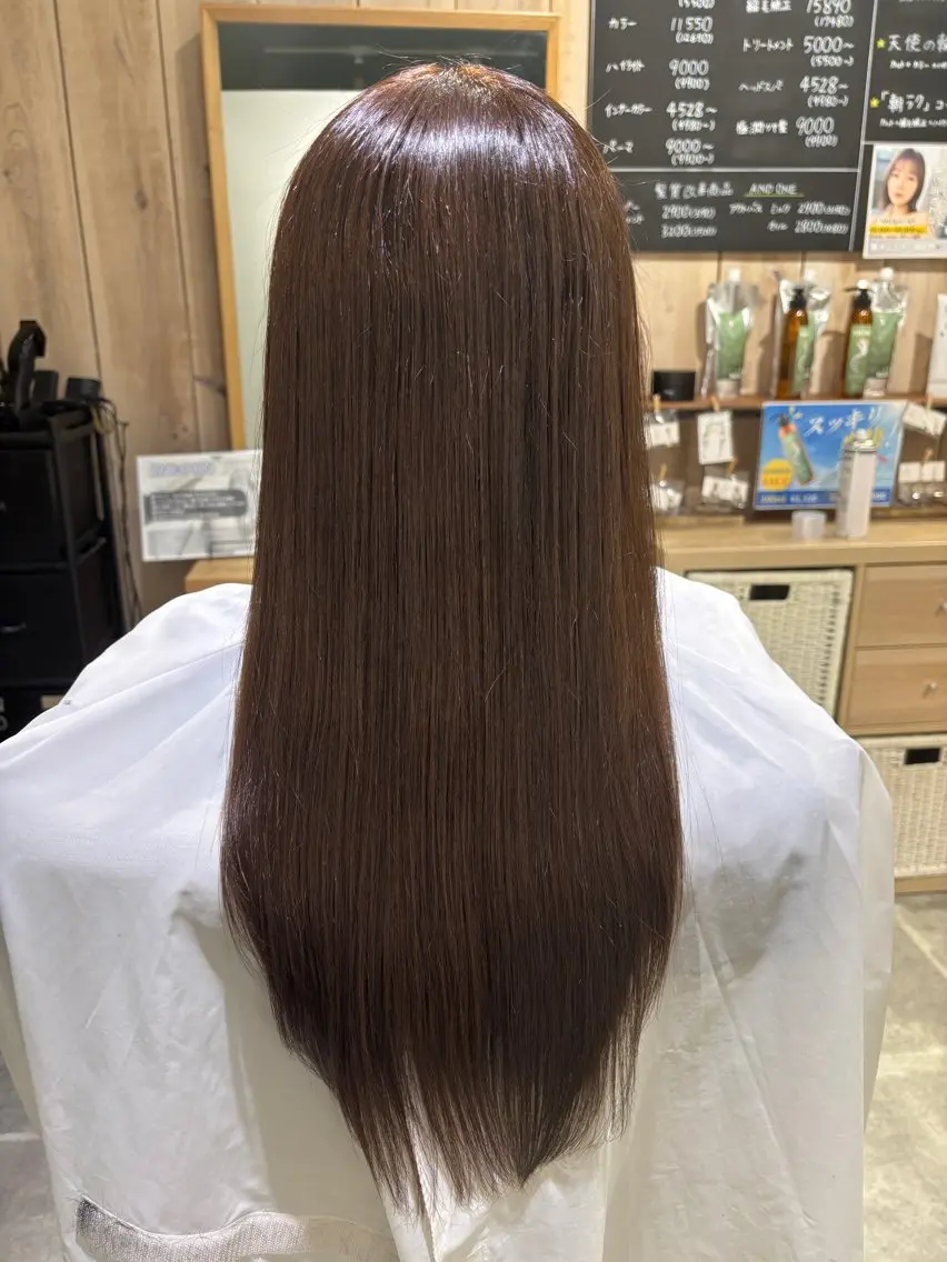 ロング カット ヘアカラー ヘッドスパ 髪質改善/美髪/ ヒデ【代表】のヘアスタイル