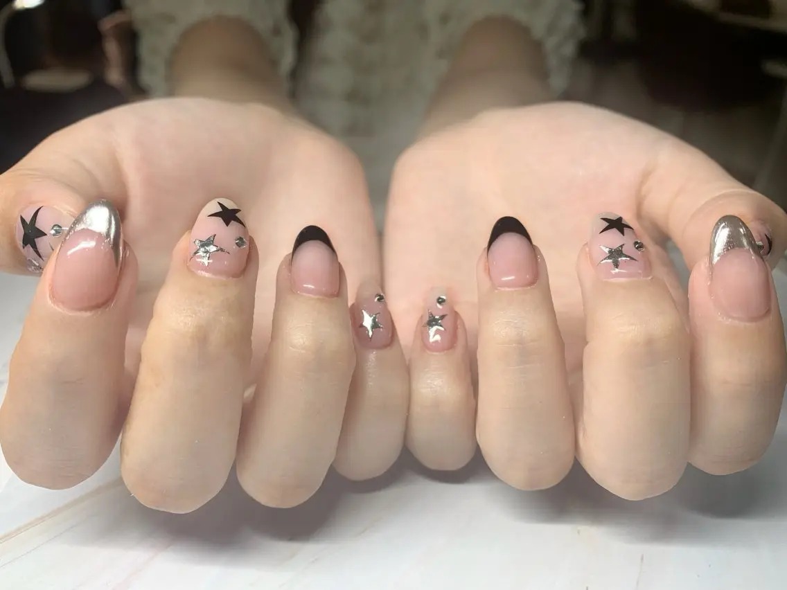 ネイル ジェルネイル シンプルネイル akina nailsのネイルデザイン