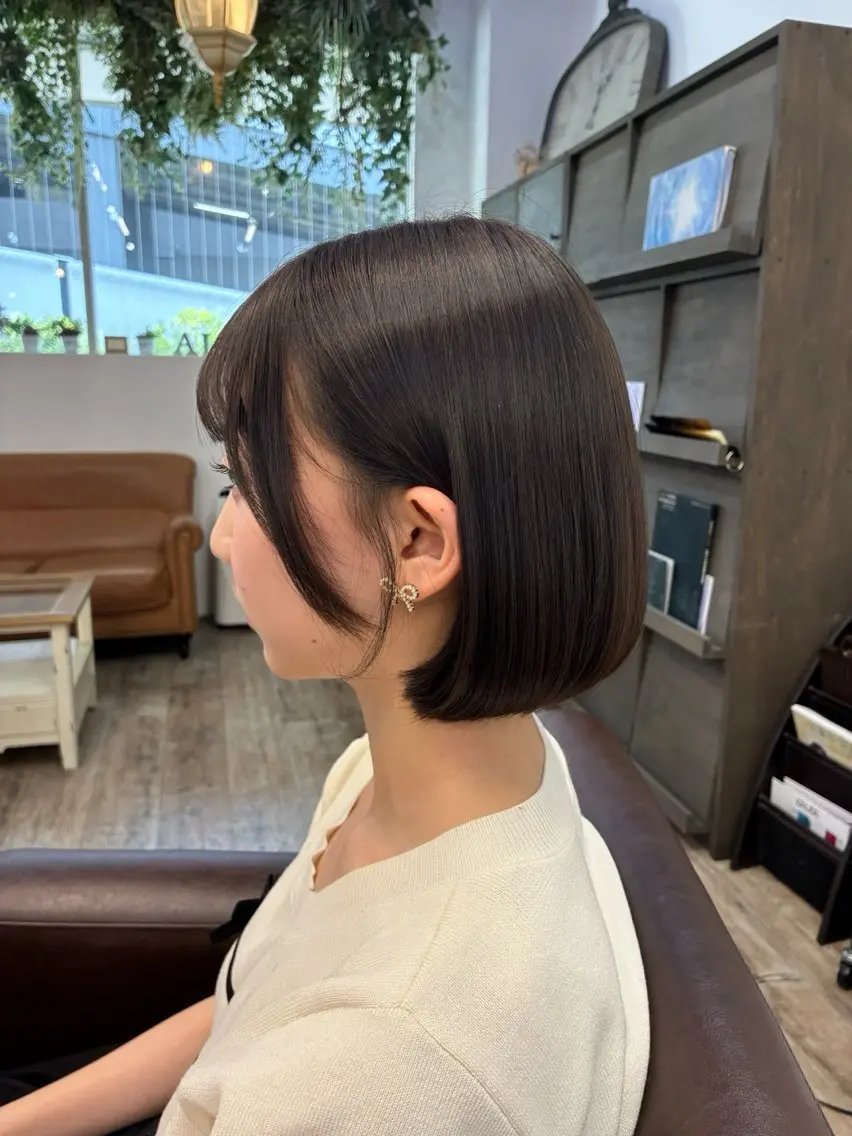 ショート カラー ヘアカラー 福元 美沙のヘアスタイル