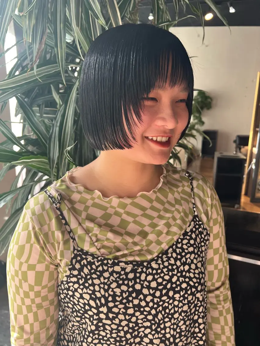 ショート ボブ 🌈ケアブリーチ🌈 おぐまなつきのヘアスタイル
