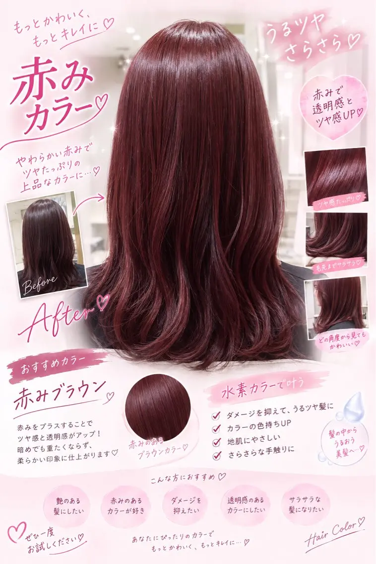 ロング カラー ブラウンカラー 🫧おおにし みか🫧のヘアスタイル