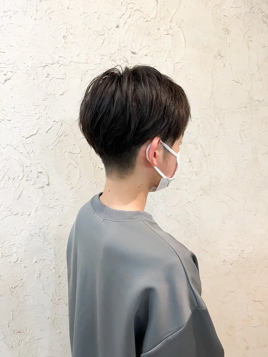 ショート メンズ カット ヘッドスパ 藤沢NALU/透明感 カラー/アノウタカシのヘアスタイル