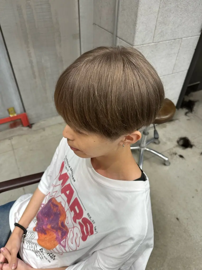 ショート カラー メンズ カット ヘアカラー トリートメント TELA HAIR 副代表RIKUのヘアスタイル