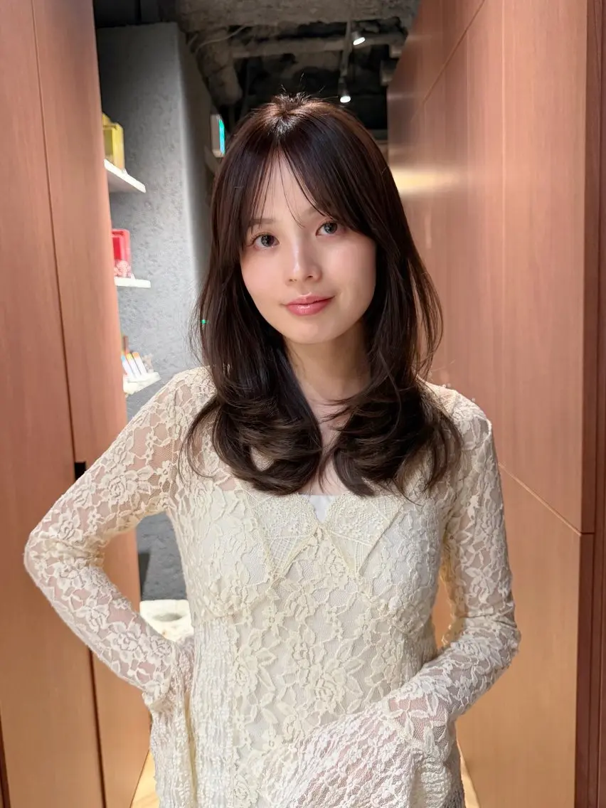 セミロング 銀座骨格診断 木村佳史のヘアスタイル