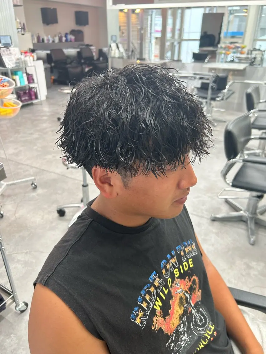 パーマ メンズ カット パーマ パーマ支持率No.1 ❤️‍🔥安成弾のヘアスタイル