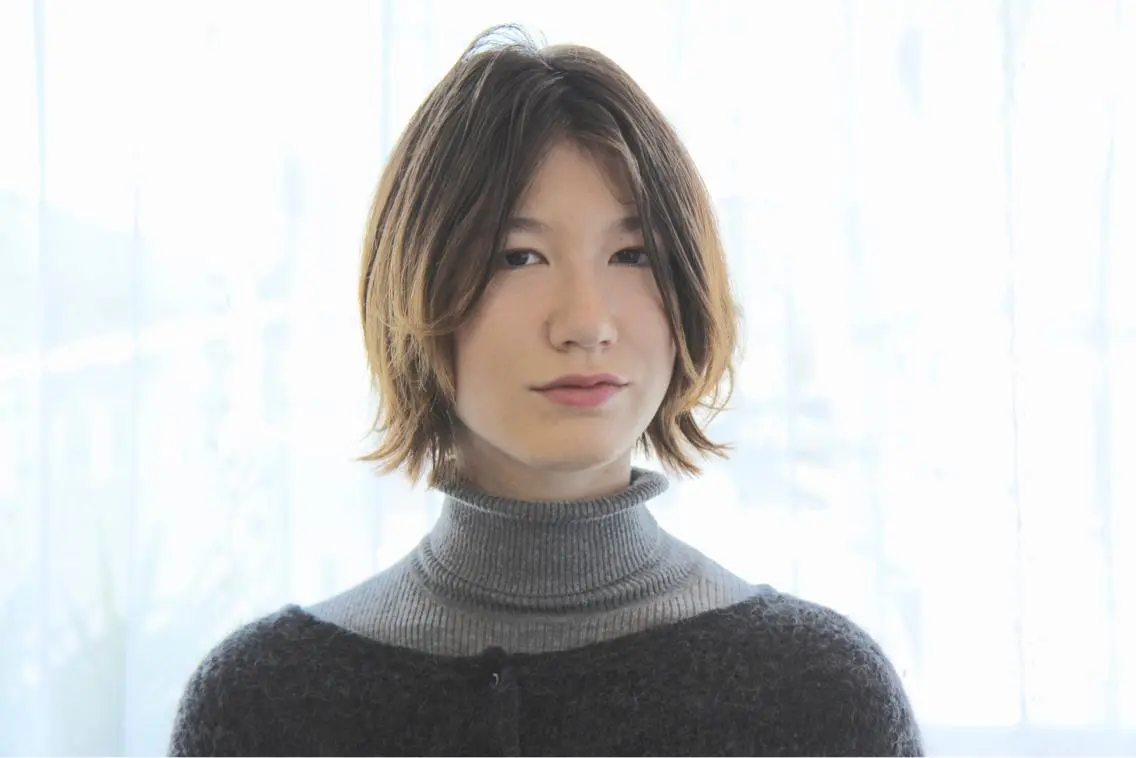 ショート ヘアカラー トリートメント ヘッドスパ ヘアセット yoshi ☆のヘアスタイル