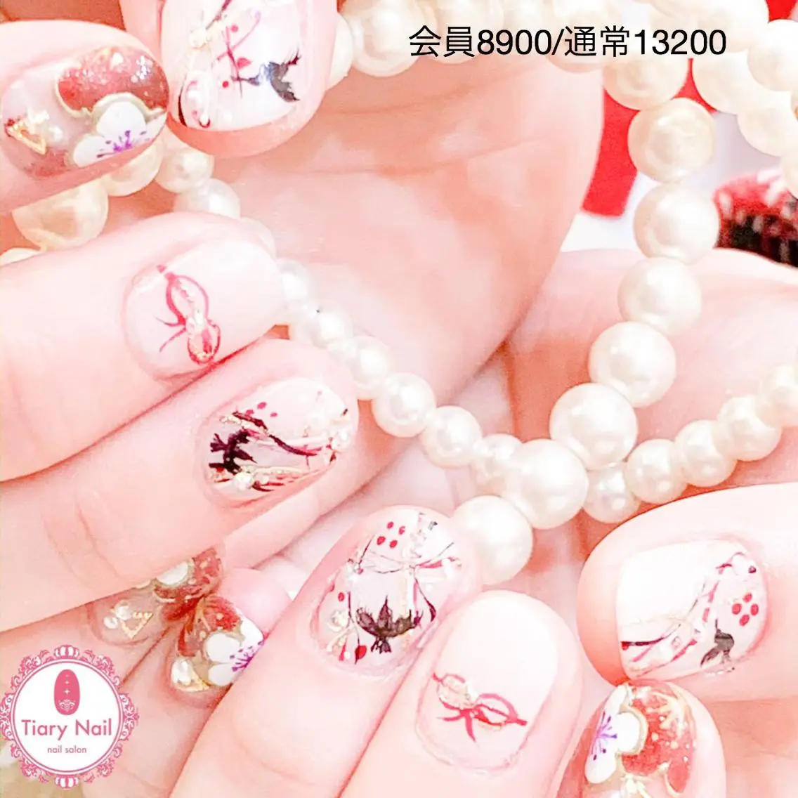 ネイル 💗🪽Tiary Nail🪽💗のネイルデザイン