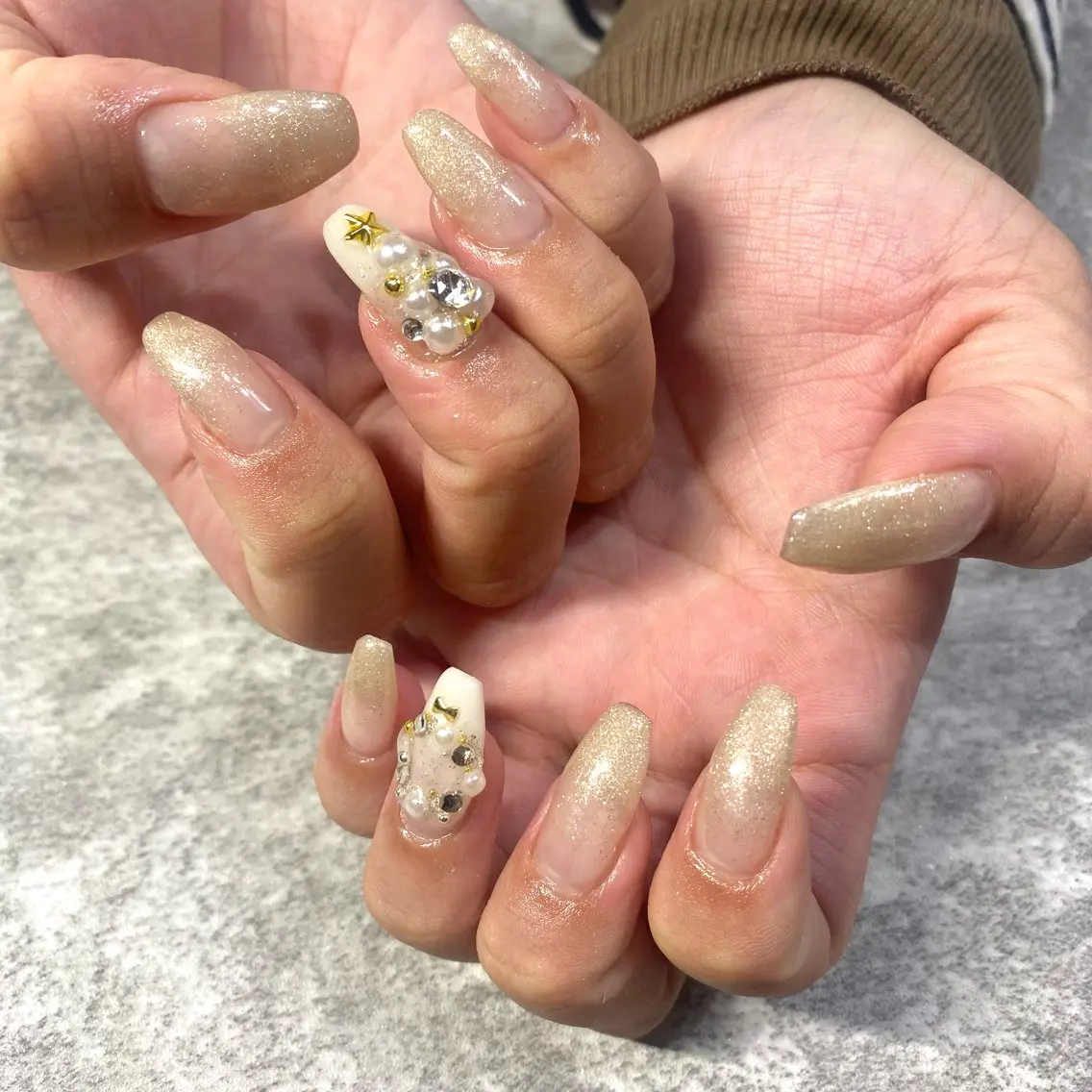 ネイル 冬ネイル クリスマス ハンドネイル ★Rinail... .のネイルデザイン