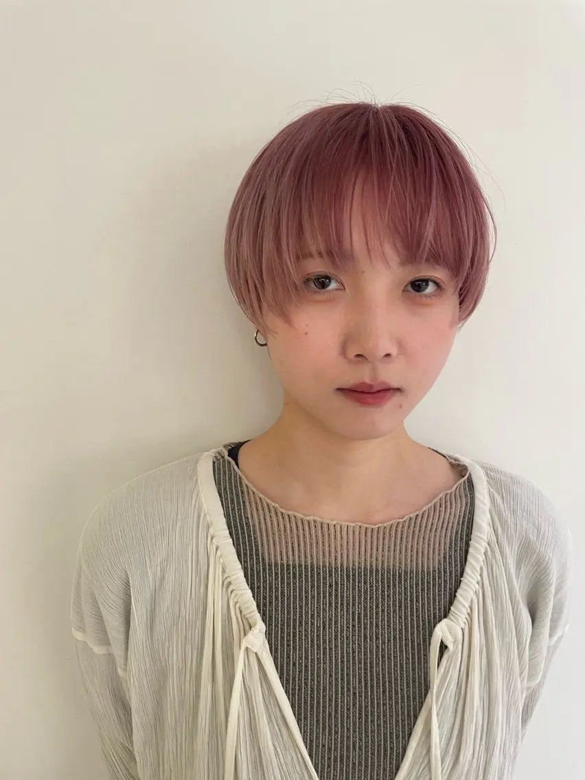 ショート カラー 【吉祥寺】ショート/ レイヤーボブ/ryoのヘアスタイル