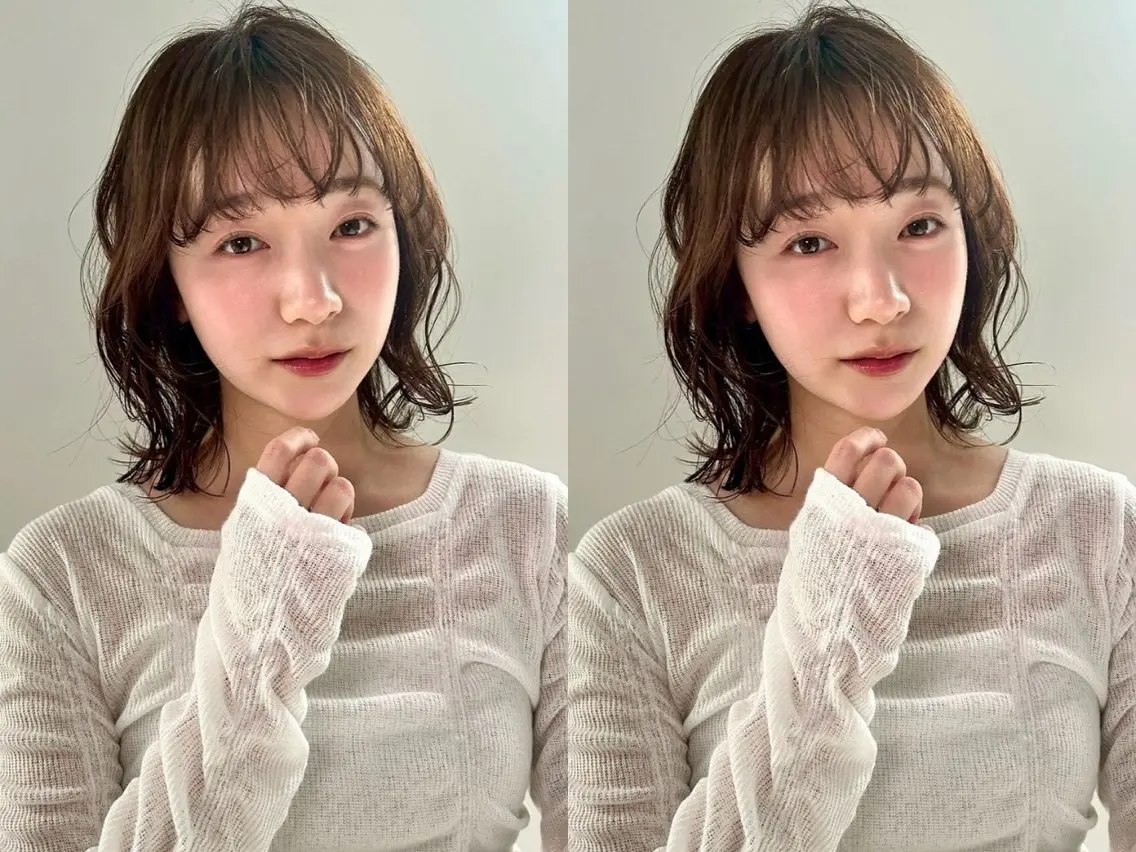 ミディアム 透明感カラー / Rio👶🏻💞のヘアスタイル