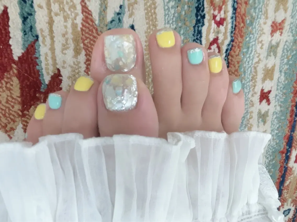 ネイル フットネイル OCEAN nail パラジェル 取扱い店のネイルデザイン