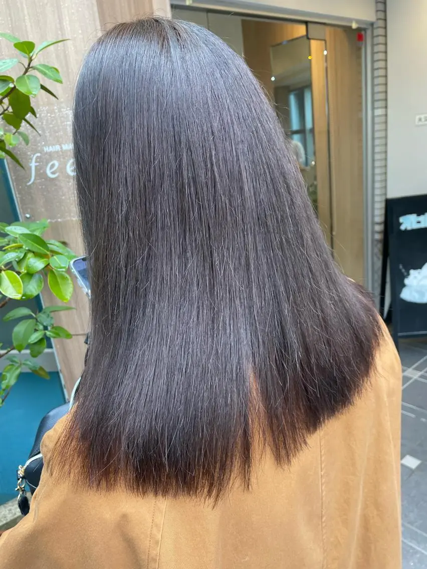 カット+縮毛矯正+内部補修トリートメント✨の写真