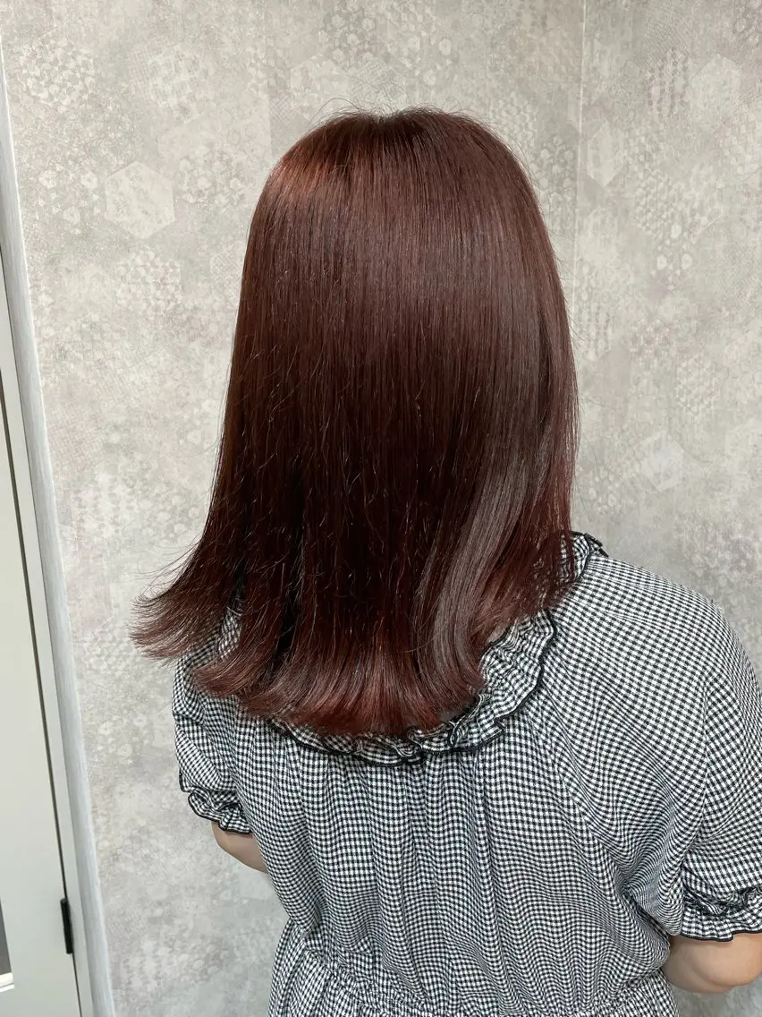 ミディアム カラー アッシュ アッシュグレー ベージュカラー ブリーチ ブロンド 【ときめき屋さん🎀 ハイトーン大和🎀】のヘアスタイル