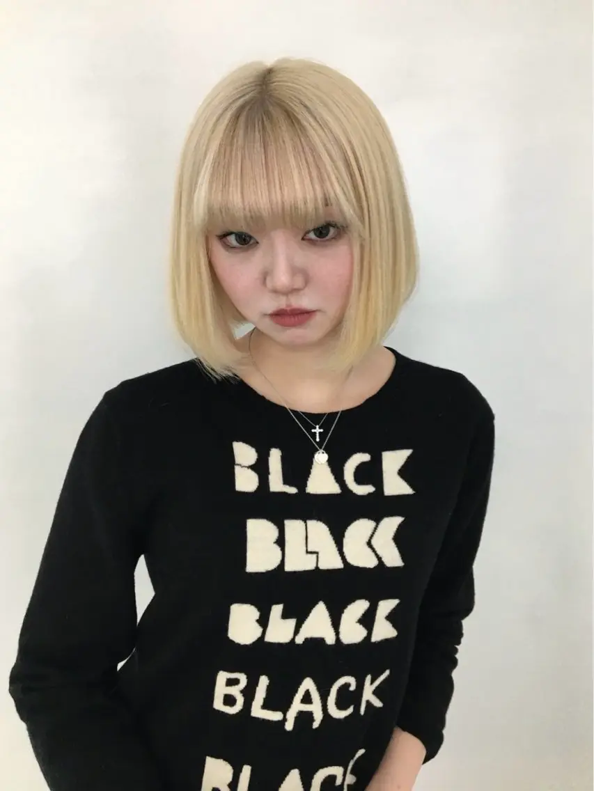 ショート ヘアカラー トリートメント Hanaka🪷 ニュアンス×海外風のヘアスタイル