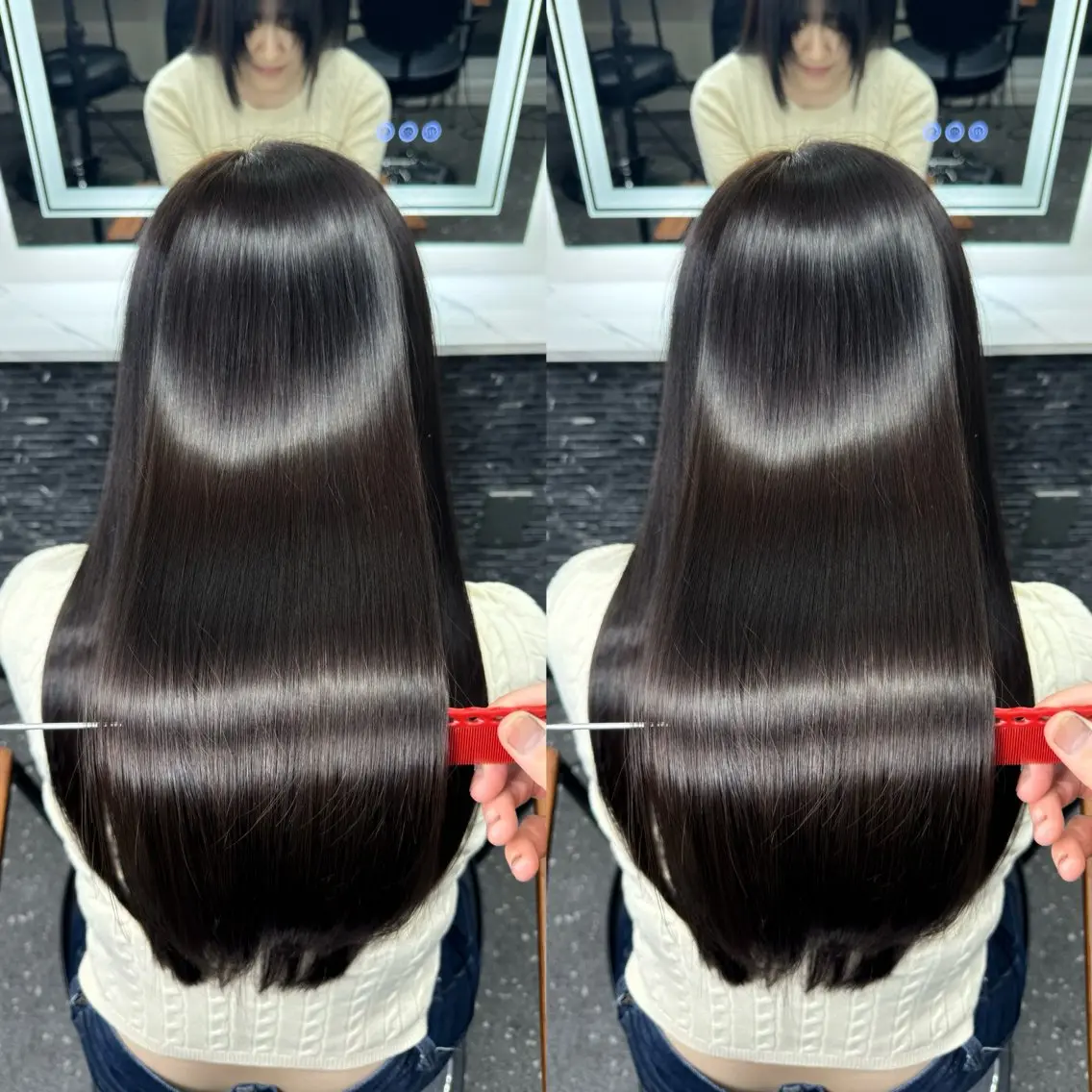 ロング カラー カット ヘアカラー トリートメント 新宿/髪質改善支持率 No.1💍yasuのヘアスタイル