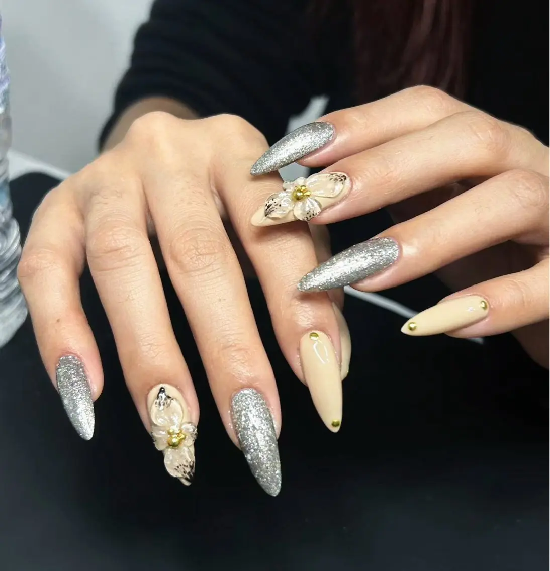 ネイル スカルプネイル シンプルネイル ハンドネイル Lu nailsalonのネイルデザイン