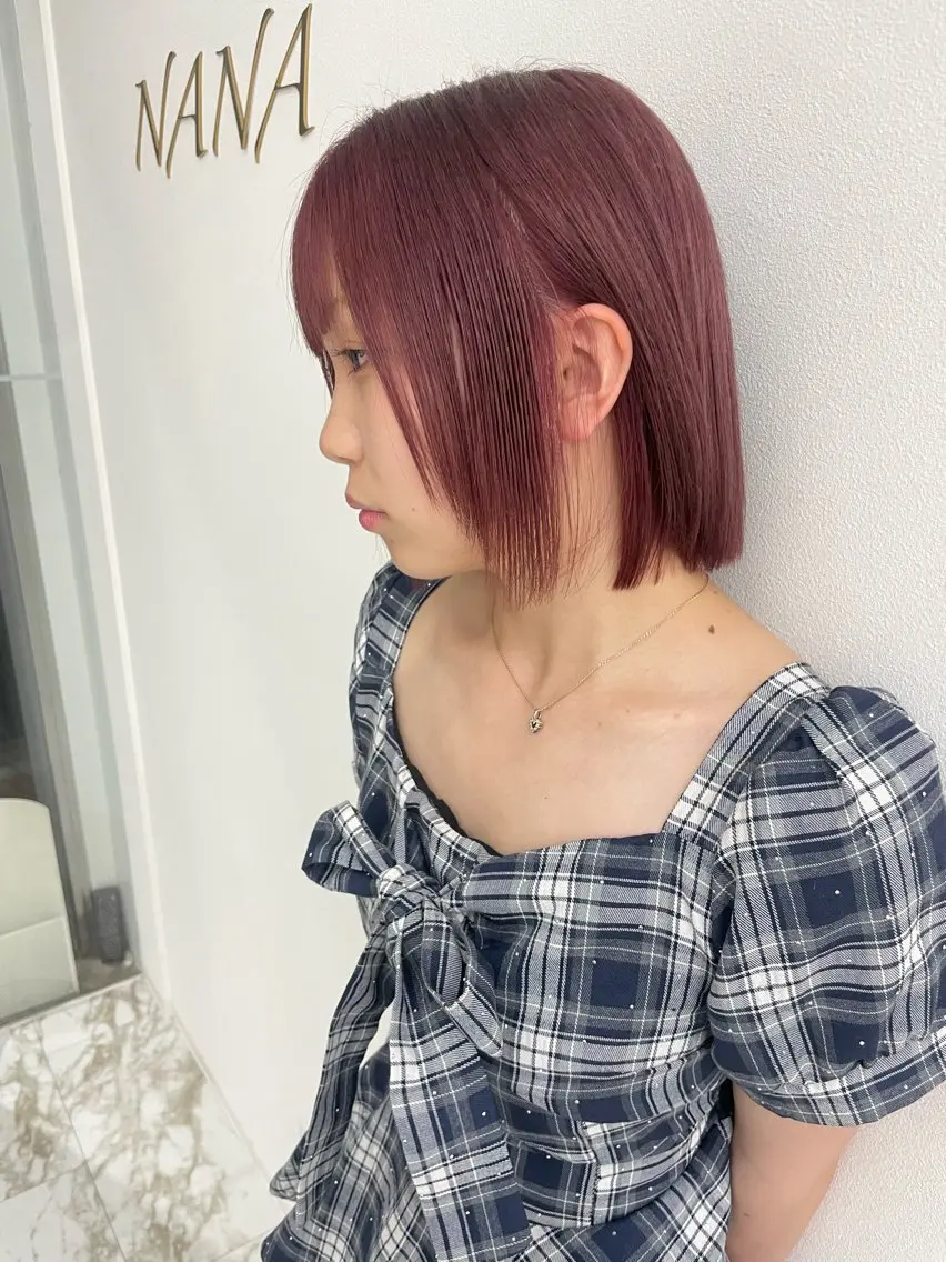 ミディアム ヘアカラー Hiroka / NANAのヘアスタイル