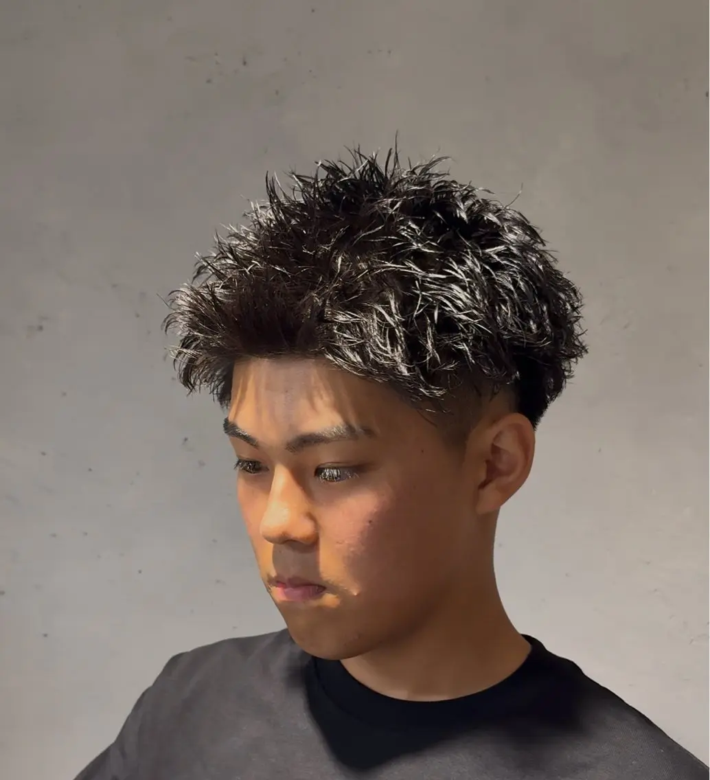パーマ メンズ 岡田/メンズ特化/パ ーマ&ショートのプロのヘアスタイル