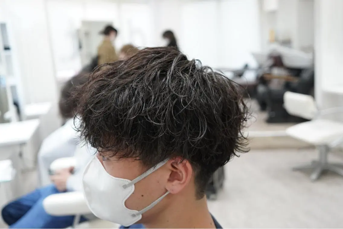 パーマ メンズ カット パーマ 町田No.1パーマ 特化✂︎小杉澪生のヘアスタイル