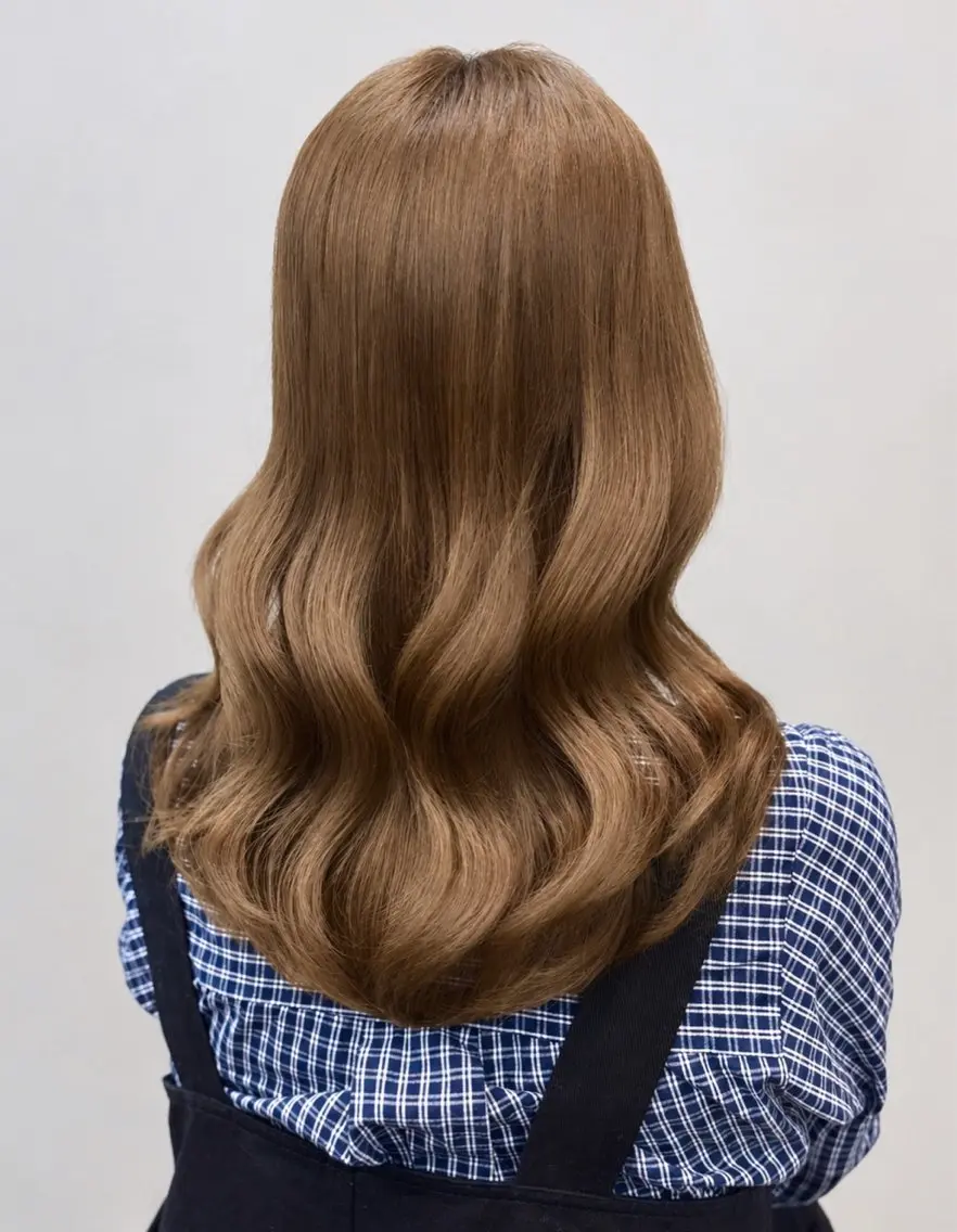 ロング ヘアカラー girly上品ヘア 🎀/ベージュikuのヘアスタイル