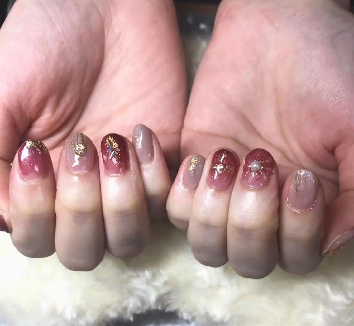 ネイル ぷっくりネイル yu kaのネイルデザイン