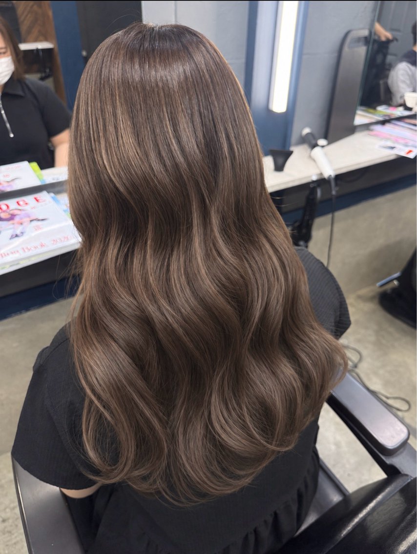 セミロング カット ヘアカラー トリートメント ベージュカラー/ボブ /SHIORIのヘアスタイル