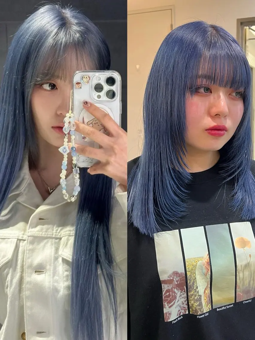 ミディアム カラー 盛れ🎀韓国ヘア 美艶🇰🇷なるみのヘアスタイル