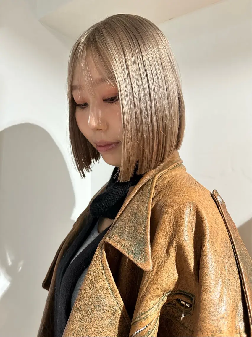 ショート カラー カット ヘアカラー トリートメント 🎀オイダイラ モモカ🎀のヘアスタイル