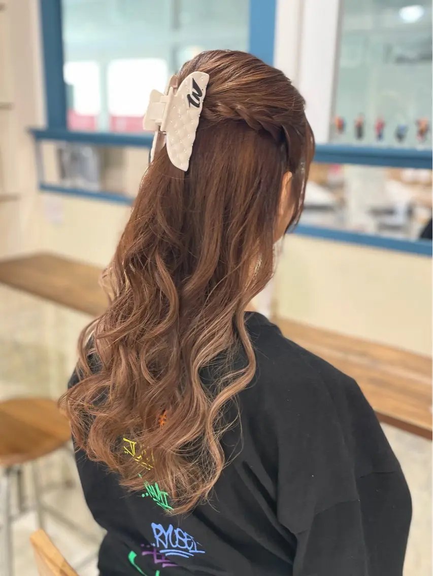 ロング ヘアアレンジ ヘアセット ♚Honoka♚ ヘアセットのヘアスタイル