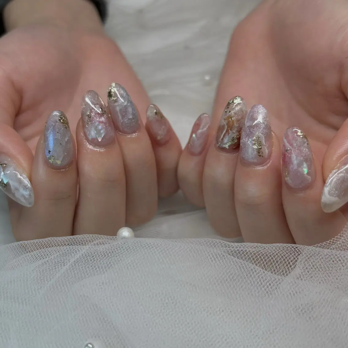 ネイル ニュアンスネイル ハンドネイル BlueDaisy 栄本店のネイルデザイン