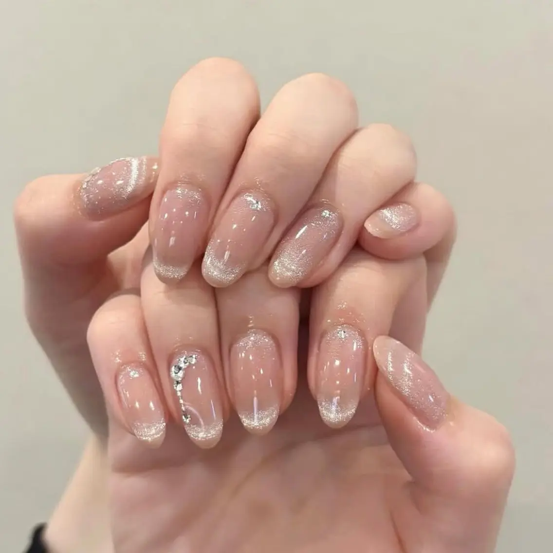 チップ長さだし10本⭐️マグネット🩷(オフ有メッセージにて送ってください)ベースカラー別途1,100円の写真