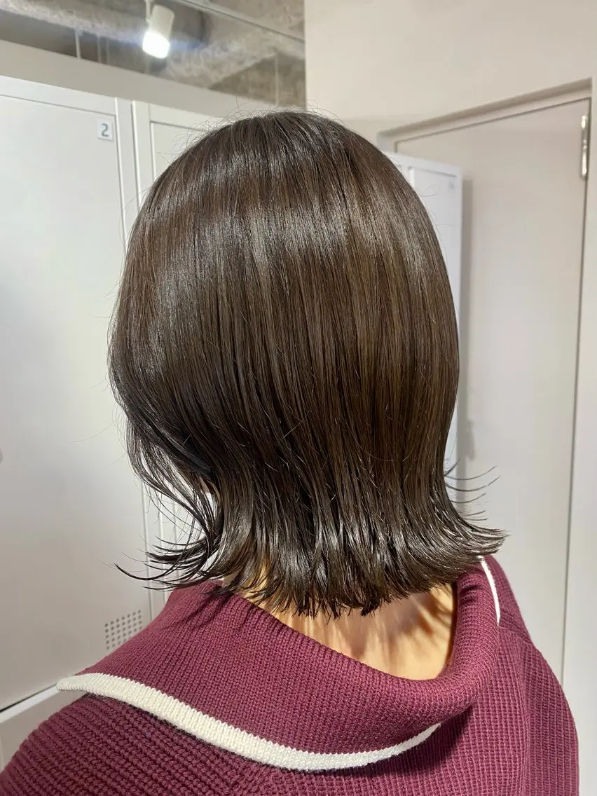 ミディアム アッシュ アッシュグレー アッシュグレージュ 🫧るみ/髪質改善/ 透明感カラー🫧のヘアスタイル