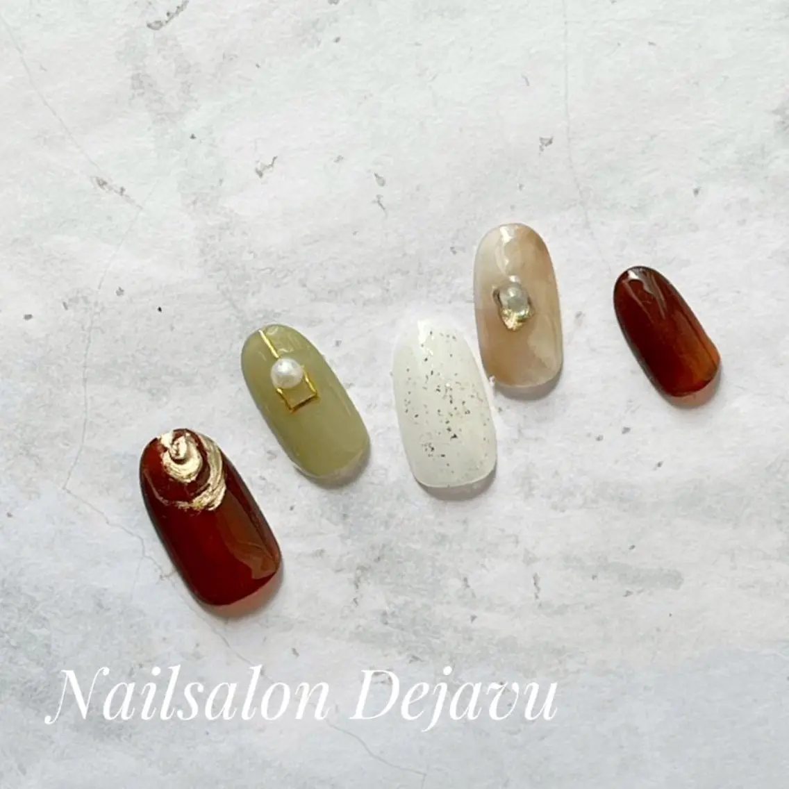 ネイル ハンドネイル Nail salon Dejavu 🌿のネイルデザイン