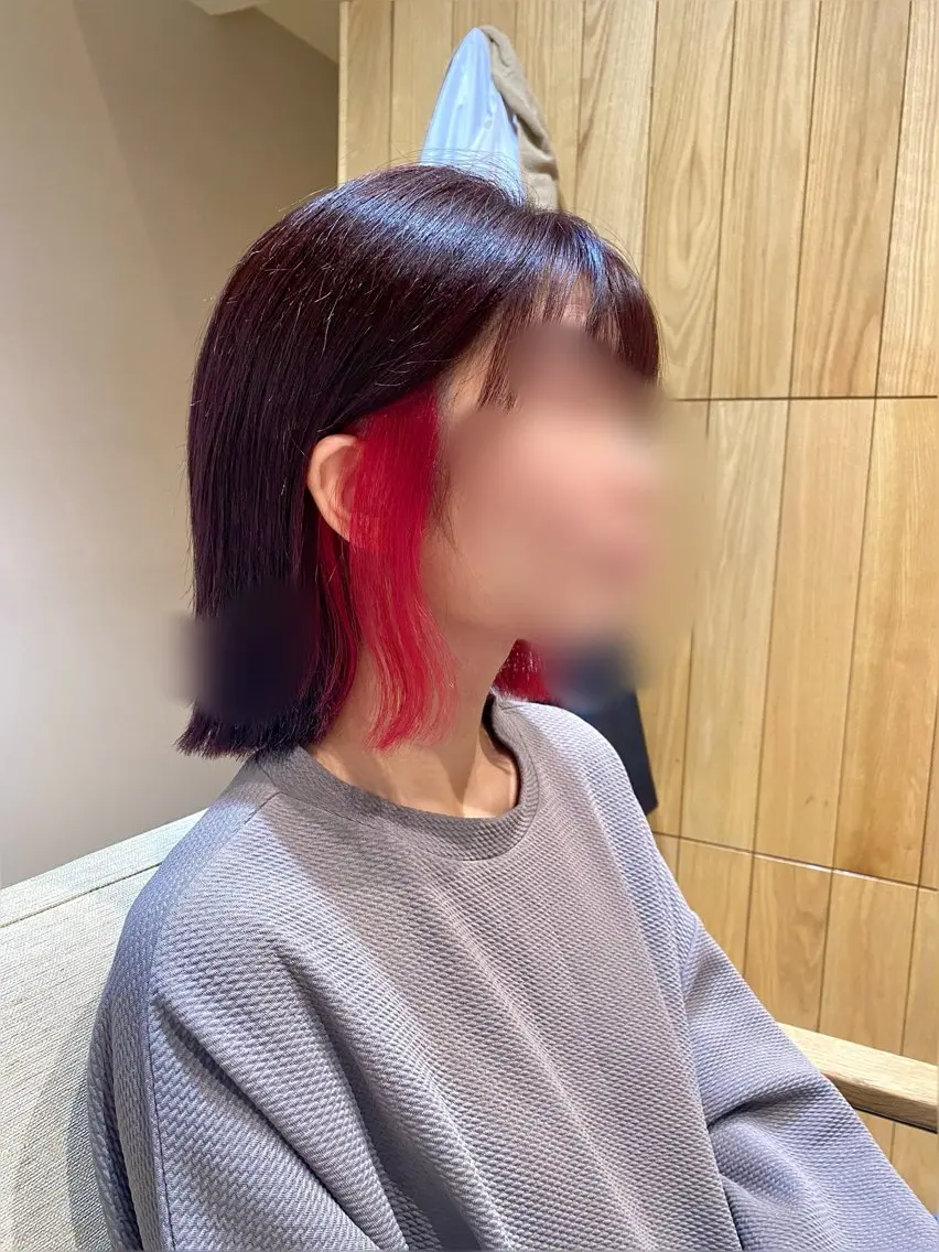 ミディアム 井出 くるみのヘアスタイル