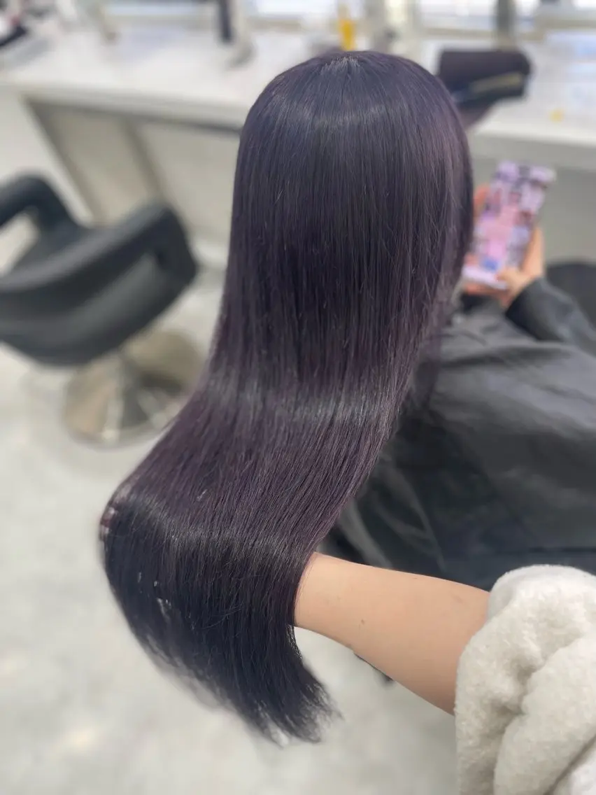 ロング カラー カット ヘアカラー トリートメント 💗トレンドモテヘア Natsumi 💗のヘアスタイル