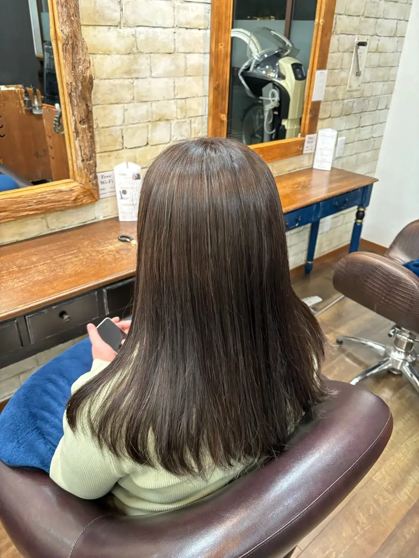【白髪ぼかし】ポイントハイライト💫の写真