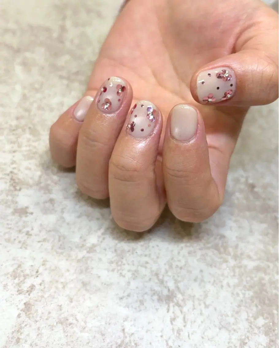 ネイル マグネットネイル ハンドネイル nailsalon amity🌿池田のネイルデザイン