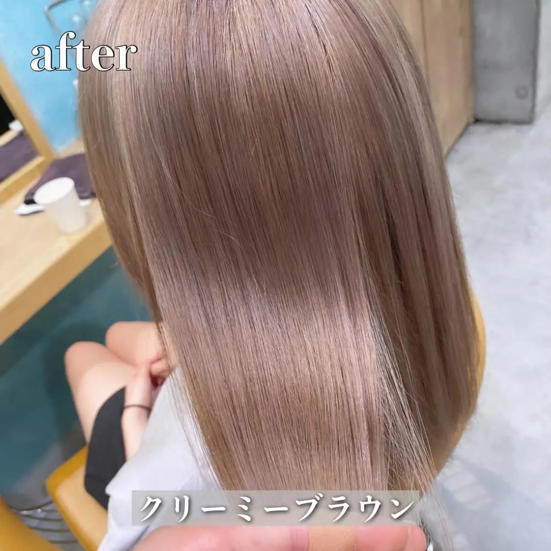 セミロング カラー 🌈ブリーチ特化🌈 MINATOのヘアスタイル
